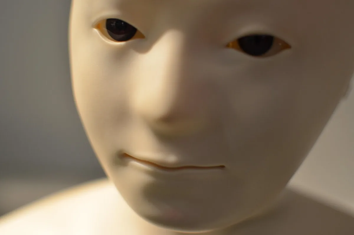 A humanoid robot, an example of Physical AI acting in the real world
