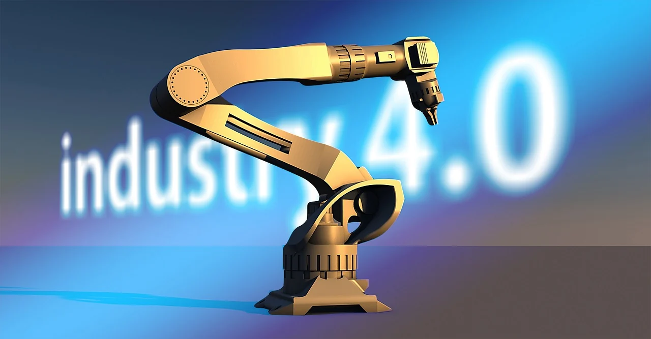 An industrial robotic arm, the muscle-and-body layer of the robotics stack